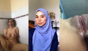 Pap Omek Hijab Aisyah Malay Punya Masih Sempit Gini